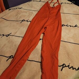 Women's Red Jumpsuit